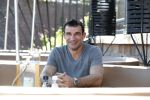 Amsterdam 25 augustus 2016
Peter Aerts met zijn vrouw Esther bij the harbour club cafe tijdens interview met Annette de Vries via Hollywood Productions