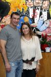 Amsterdam 25 augustus 2016
Peter Aerts met zijn vrouw Esther bij the harbour club cafe tijdens interview met Annette de Vries via Hollywood Productions
