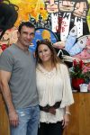 Amsterdam 25 augustus 2016
Peter Aerts met zijn vrouw Esther bij the harbour club cafe tijdens interview met Annette de Vries via Hollywood Productions