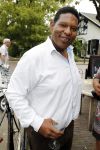 Blaricum 6 september 2016
Surprise party voor Willibrord Frequin zijn 75e verjaardag bij  Moeke Spijstra.
Zijn vriendin kinderen en kleinkinderen zijn natuurlijk aanwezig. Quintis Ristie (veel afgevallen) met zijn nieuwe vriendin