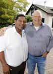 Blaricum 6 september 2016
Surprise party voor Willibrord Frequin zijn 75e verjaardag bij  Moeke Spijstra.
Zijn vriendin kinderen en kleinkinderen zijn natuurlijk aanwezig. Quintis Ristie (veel afgevallen) met Martin