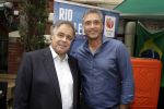 Amsterdam 28 juni 2016 
Presentatie Princess koffers voor het Nederlandse team voor de olympische spelen van Rio de Janeiro. Robert maaskant met Aad en Tim Ouborg