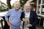 Blaricum 6 september 2016
Surprise party voor Willibrord Frequin zijn 75e verjaardag bij  Moeke Spijstra.
Zijn vriendin kinderen en kleinkinderen zijn natuurlijk aanwezig. Ronnie Tober en Jan Jochems