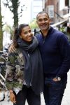 Amsterdam 10 augustus 2016
Ruud Gullit samen met zijn dochter Joelle op terras. Ruud bekijkt samen met haar zijn nieuwe boek.