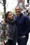 Amsterdam 10 augustus 2016
Ruud Gullit samen met zijn dochter Joelle op terras. Ruud bekijkt samen met haar zijn nieuwe boek.