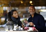 Amsterdam 10 augustus 2016
Ruud Gullit samen met zijn dochter Joelle op terras. Ruud bekijkt samen met haar zijn nieuwe boek.