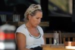 Amsterdm 24 augustus 2016
Tanja Jess op terras in amsterdam zuid