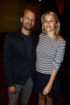 Hilversum 22 augustus 2016
Perspresentatie NPO in studio 21met alle presentatoren. Tess Milne met Daan Nieber
