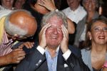 Blaricum 6 september 2016
Surprise party voor Willibrord Frequin zijn 75e verjaardag bij  Moeke Spijstra.
Zijn vriendin kinderen en kleinkinderen zijn natuurlijk aanwezig.