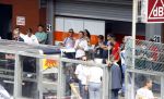 Spa Francorchamps 28 augustus 2016
Winston Gerschtanowitz met zijn zoon Julian op bezoek bij de F1. Hij was met Michiel Mol en zijn vriendin Marloes Mens