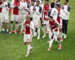 Amsterdam, 7 Mei 2017 AJAX-GoAhead eindstand 4-0
Abdelhak Nouri Kasper Dolberg Justin Kluivert e.a.