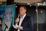 Amsterdam 6 september 2017
Perspresentatie van de musical On Your Feet bij strand Zuid. De cast met oa Ellen Evers, Jim Bakkum, Vajen van den Bosch, Albert Verlinde Nurlaila Kareem en  Tommie Christiaan