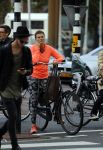 Amsterdam 1 september 2017
Anouk v Nes op de fiets in Amsterdam.