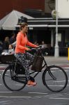 Amsterdam 1 september 2017
Anouk v Nes op de fiets in Amsterdam.