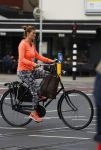 Amsterdam 1 september 2017
Anouk v Nes op de fiets in Amsterdam.