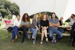 t Harde 5 september 2017
Presentatie cast Opvliegers. Antje Monteiro, Anouk van Nes, Joanne Telesford, Sandra Mattie,
Producent is  Rick Engelkes
