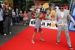 Amsterdam 2 augustus 2017  
Premiere emoji de film in pathe arena. Arjen Lubach met kinderen van zijn vriendin
