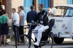Leiden 2 juli 2017 
Jochem Myjer en zijn vriendin Marloes Novan vieren de 40e verjaardag van Jochem met familie en vrienden. Armin v Buuren met zijn vrouw Erika