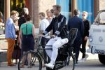 Leiden 2 juli 2017 
Jochem Myjer en zijn vriendin Marloes Novan vieren de 40e verjaardag van Jochem met familie en vrienden. Armin v Buuren met zijn vrouw Erika