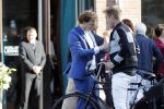 Leiden 2 juli 2017 
Jochem Myjer en zijn vriendin Marloes Novan vieren de 40e verjaardag van Jochem met familie en vrienden. Armin v Buuren met zijn vrouw Erika