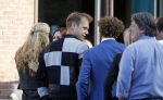 Leiden 2 juli 2017 
Jochem Myjer en zijn vriendin Marloes Novan vieren de 40e verjaardag van Jochem met familie en vrienden. Armin v Buuren met zijn vrouw Erika