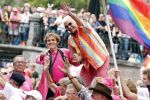 Amsterdam 5 augustus 2017
canal parade in Amsterdam. Ben Cramer en Jacques Herb