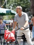 Amsterdam 10 juli 2017
Bert Kuizenga op de fiets in Amsterdam
