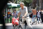 Amsterdam 10 juli 2017
Bert Kuizenga op de fiets in Amsterdam