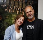 Amsterdam 10 september 2017
Opening expositie Bob Fosko en Bert Kuizenga.n Gijs Scholten van Aschat opent hem. Bert met zijn vrouw