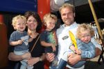 Toldijk, 3 September 2017 
Reunie Boer zoekt vrouw
Boer Frans Zanderink met zijn vrouw Leonie Zanderink en oudste zoon Geert Zanderink en de tweeling Huub Zanderink en Marlie Zanderink