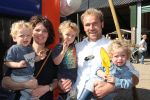Toldijk, 3 September 2017 
Reunie Boer zoekt vrouw
Boer Frans Zanderink met zijn vrouw Leonie Zanderink en oudste zoon Geert Zanderink en de tweeling Huub Zanderink en Marlie Zanderink