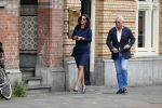 Amsterdam 2 augustus 2017
Bram Moszkowicz en zijn vriendin Nienke Hoogervorst verlaten haar kantoor.