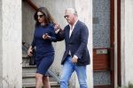 Amsterdam 2 augustus 2017
Bram Moszkowicz en zijn vriendin Nienke Hoogervorst verlaten haar kantoor.