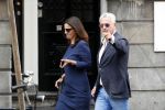 Amsterdam 2 augustus 2017
Bram Moszkowicz en zijn vriendin Nienke Hoogervorst verlaten haar kantoor.