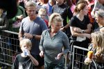 Amsterdam 9 september 2017
Edwin Evers staat op Run van radio 538 bij het Science park. Bridget Maasland met zoon Mees en nieuwe vriend Bram Plattel