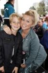 Amsterdam 9 september 2017
Edwin Evers staat op Run van radio 538 bij het Science park. Bridget Maasland met zoon Mees en nieuwe vriend Bram Plattel