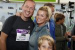 Amsterdam 9 september 2017
Edwin Evers staat op Run van radio 538 bij het Science park. Bridget Maasland met zoon Mees en nieuwe vriend Bram Plattel