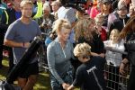 Amsterdam 9 september 2017
Edwin Evers staat op Run van radio 538 bij het Science park. Bridget Maasland met zoon Mees en nieuwe vriend Bram Plattel