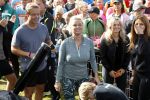 Amsterdam 9 september 2017
Edwin Evers staat op Run van radio 538 bij het Science park. Bridget Maasland met zoon Mees en nieuwe vriend Bram Plattel