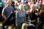 Amsterdam 9 september 2017
Edwin Evers staat op Run van radio 538 bij het Science park. Bridget Maasland met zoon Mees en nieuwe vriend Bram Plattel
