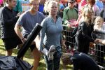 Amsterdam 9 september 2017
Edwin Evers staat op Run van radio 538 bij het Science park. Bridget Maasland met zoon Mees en nieuwe vriend Bram Plattel