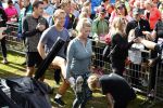 Amsterdam 9 september 2017
Edwin Evers staat op Run van radio 538 bij het Science park. Bridget Maasland met zoon Mees en nieuwe vriend Bram Plattel