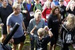 Amsterdam 9 september 2017
Edwin Evers staat op Run van radio 538 bij het Science park. Bridget Maasland met zoon Mees en nieuwe vriend Bram Plattel