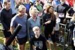 Amsterdam 9 september 2017
Edwin Evers staat op Run van radio 538 bij het Science park. Bridget Maasland met zoon Mees en nieuwe vriend Bram Plattel