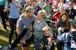 Amsterdam 9 september 2017
Edwin Evers staat op Run van radio 538 bij het Science park. Bridget Maasland met zoon Mees en nieuwe vriend Bram Plattel