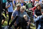 Amsterdam 9 september 2017
Edwin Evers staat op Run van radio 538 bij het Science park. Bridget Maasland met zoon Mees en nieuwe vriend Bram Plattel