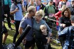 Amsterdam 9 september 2017
Edwin Evers staat op Run van radio 538 bij het Science park. Bridget Maasland met zoon Mees en nieuwe vriend Bram Plattel