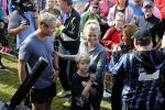 Amsterdam 9 september 2017
Edwin Evers staat op Run van radio 538 bij het Science park. Bridget Maasland met zoon Mees en nieuwe vriend Bram Plattel