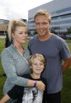 Amsterdam 9 september 2017
Edwin Evers staat op Run van radio 538 bij het Science park. Bridget Maasland met zoon Mees en nieuwe vriend Bram Plattel
