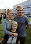 Amsterdam 9 september 2017
Edwin Evers staat op Run van radio 538 bij het Science park. Bridget Maasland met zoon Mees en nieuwe vriend Bram Plattel